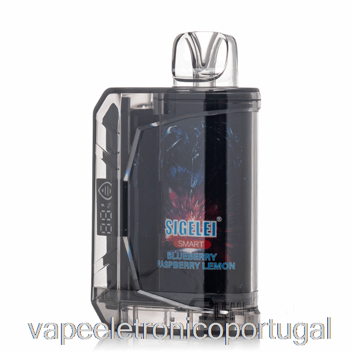 Vape Eletrônico Sigelei Smart Ac10000 Descartável Mirtilo Framboesa Limão